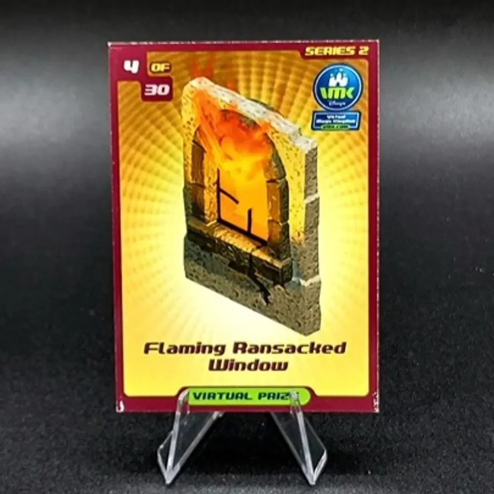 Virtual Magic Kingdom VMK Flaming Ransacked Window